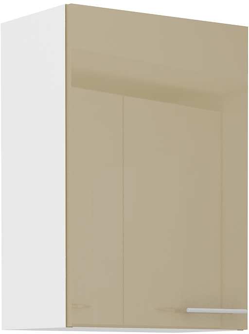 Horní skříňka Lara 50 G-72 1F Barva korpusu: Bílá + Cappucino lesk