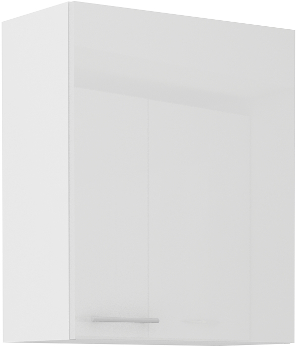Horní skříňka Lara 60 G-72 1F Barva korpusu: Bílá + Bílý lesk