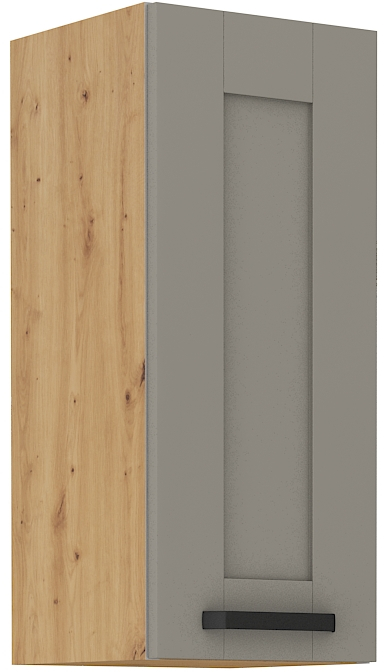 Horní skříňka Luna 30 G-72 1F Barva korpusu: Clay Grey + Dub artisan
