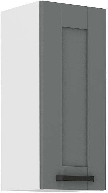 Horní skříňka Luna 30 G-72 1F Barva korpusu: Dust Grey + Bílá