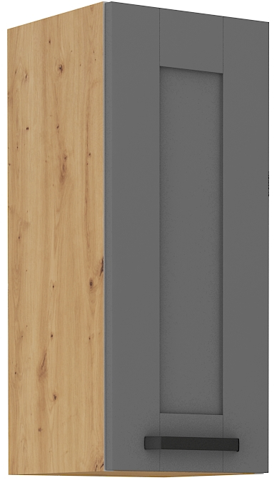 Horní skříňka Luna 30 G-72 1F Barva korpusu: Dust Grey + Dub artisan