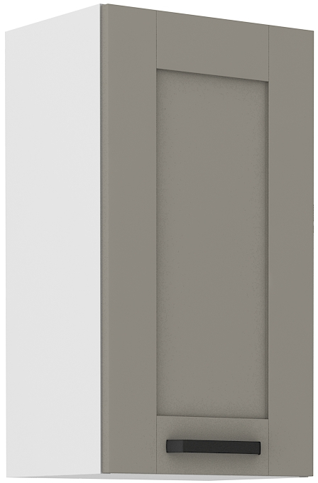 Horní skříňka Luna 40 G-72 1F Barva korpusu: Clay Grey + Bílá