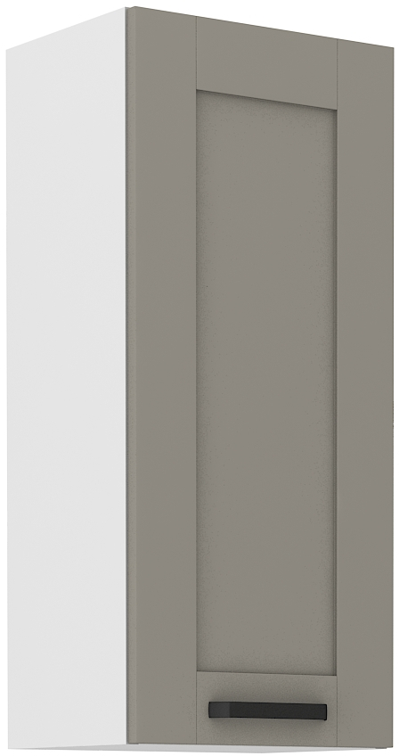 Horní skříňka Luna 40 G-90 1F Barva korpusu: Clay Grey + Bílá