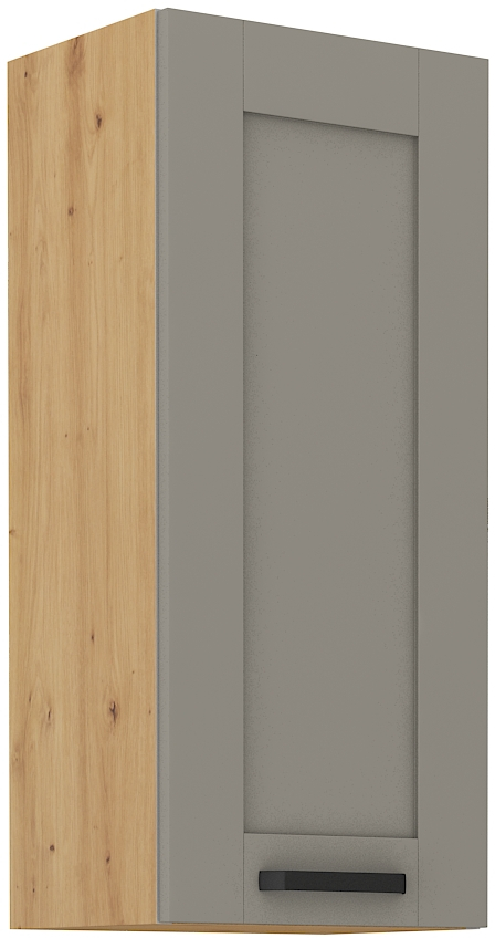 Horní skříňka Luna 40 G-90 1F Barva korpusu: Clay Grey + Dub artisan