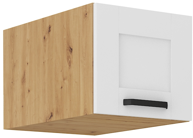 Horní skříňka Luna 40 NAGU-36 1F Barva korpusu: Bílá + Dub artisan