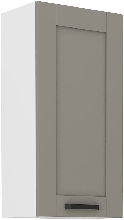 Horní skříňka Luna 45 G-90 1F Barva korpusu: Clay Grey + Bílá