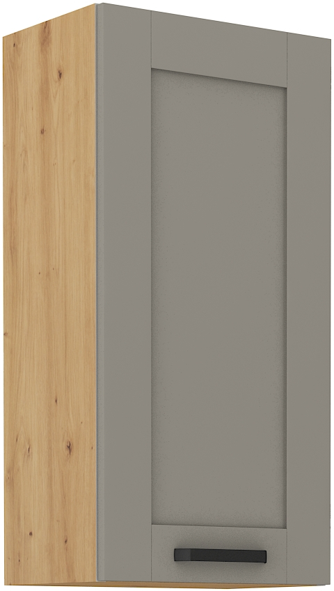 Horní skříňka Luna 45 G-90 1F Barva korpusu: Clay Grey + Dub artisan