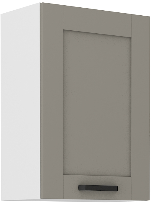 Horní skříňka Luna 50 G-72 1F Barva korpusu: Clay Grey + Bílá