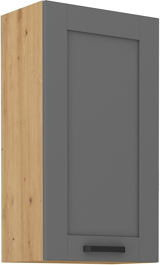 Horní skříňka Luna 50 G-90 1F Barva korpusu: Dust Grey + Dub artisan