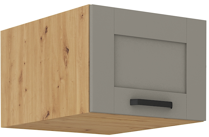 Horní skříňka Luna 50 NAGU-36 1F Barva korpusu: Clay Grey + Dub artisan