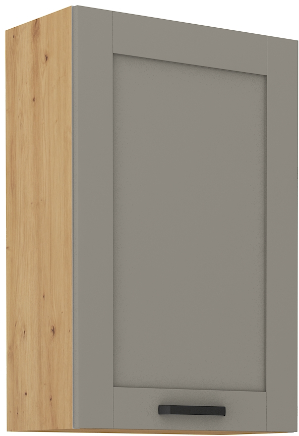 Horní skříňka Luna 60 G-90 1F Barva korpusu: Clay Grey + Dub artisan