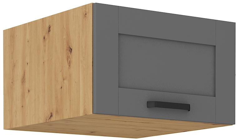 Horní skříňka Luna 60 NAGU-36 1F Barva korpusu: Dust Grey + Dub artisan