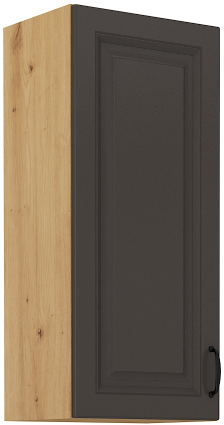 Horní skříňka Stilo 40 G-90 1F Barva korpusu: Grafit + Dub artisan
