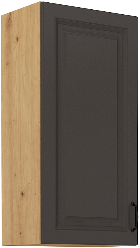 Horní skříňka Stilo 45 G-90 1F Barva korpusu: Grafit + Dub artisan