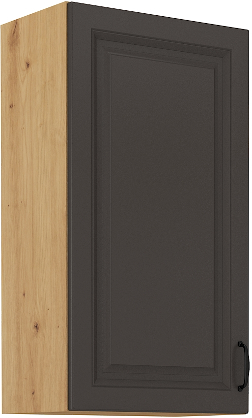 Horní skříňka Stilo 50 G-90 1F Barva korpusu: Grafit + Dub artisan