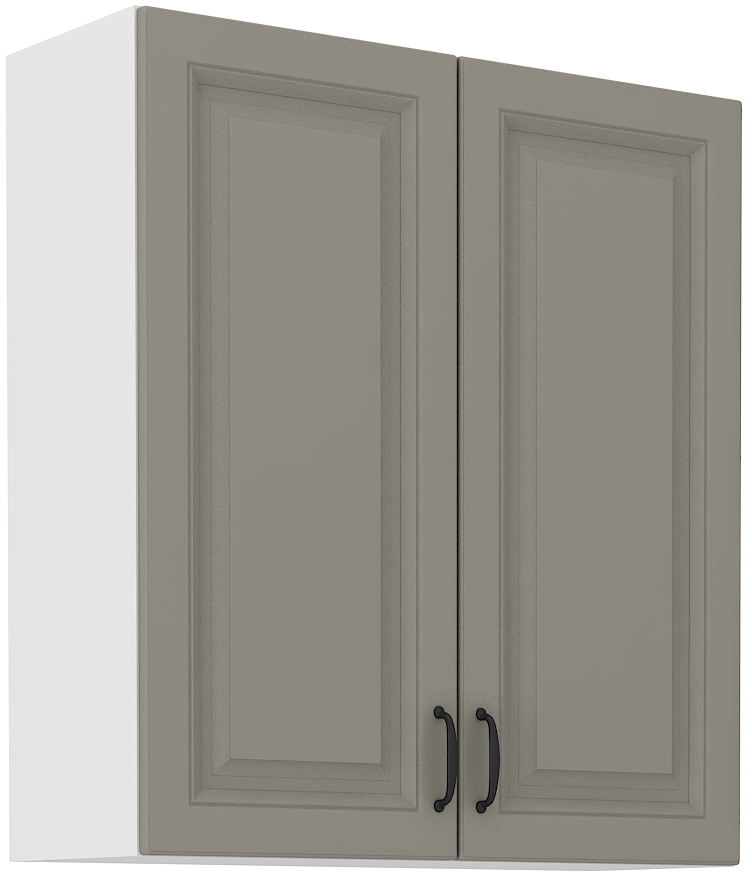 Horní skříňka Stilo 80 G-90 2F Barva korpusu: Clay Grey + Bílá