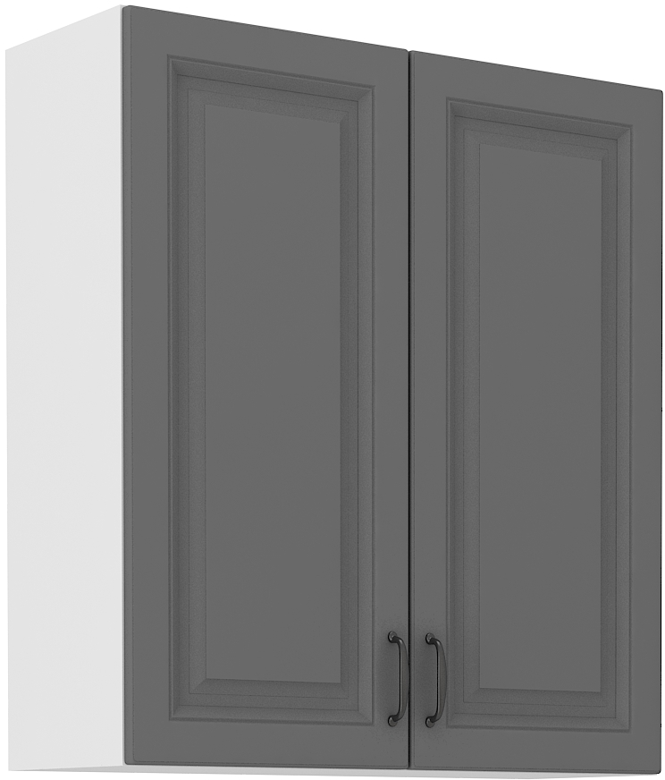 Horní skříňka Stilo 80 G-90 2F Barva korpusu: Dust Grey + Bílá