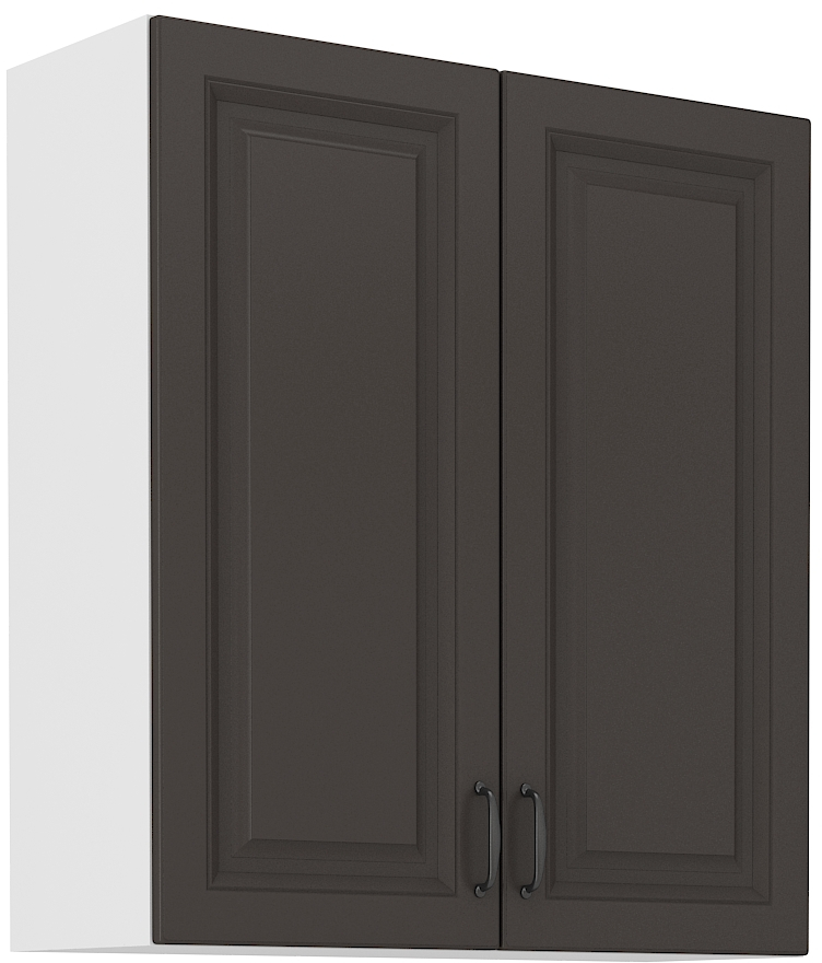 Horní skříňka Stilo 80 G-90 2F Barva korpusu: Grafit + Bílá