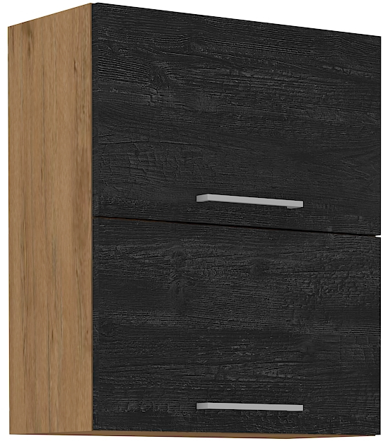 Horní skříňka Vigo 60 GU-72 2F Barva korpusu: Dub Lancelot + Dark wood