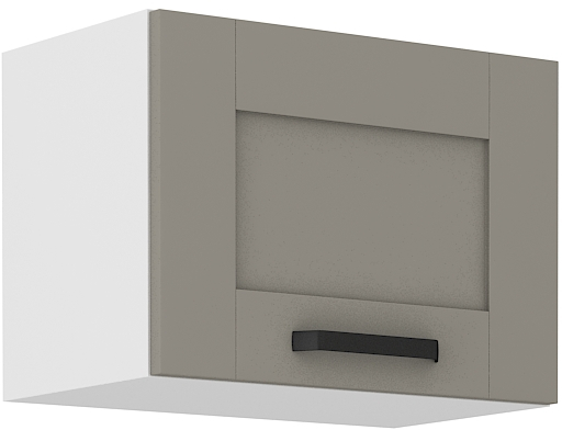 Horní skříňka nad digestoř Luna 50 GU-36 1F Barva korpusu: Clay Grey + Bílá