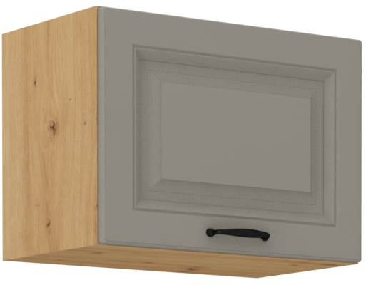 Horní skříňka nad digestoř Stilo 50 GU-36 1F Barva korpusu: Clay Grey + Dub artisan