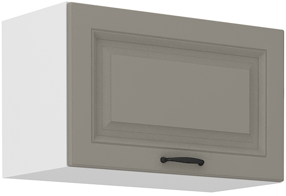 Horní skříňka nad digestoř Stilo 60 GU-36 1F Barva korpusu: Clay Grey + Bílá