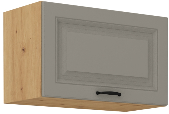 Horní skříňka nad digestoř Stilo 60 GU-36 1F Barva korpusu: Clay Grey + Dub artisan
