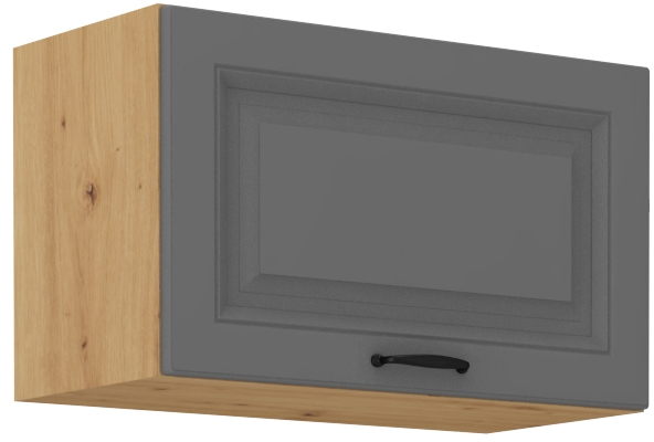 Horní skříňka nad digestoř Stilo 60 GU-36 1F Barva korpusu: Dust Grey + Dub artisan