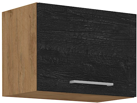 Horní skříňka nad digestoř Vigo 50 GU-36 1F Barva korpusu: Dub Lancelot + Dark wood