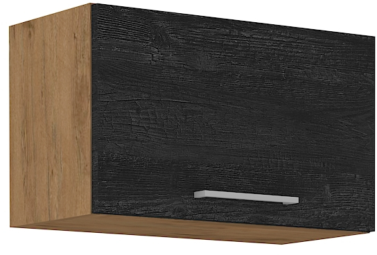 Horní skříňka nad digestoř Vigo 60 GU-36 1F Barva korpusu: Dub Lancelot + Dark wood