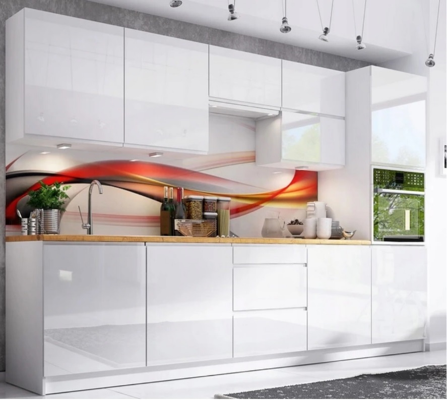 Kuchyňská linka 280 cm Aspen Možnosti: Levá varianta