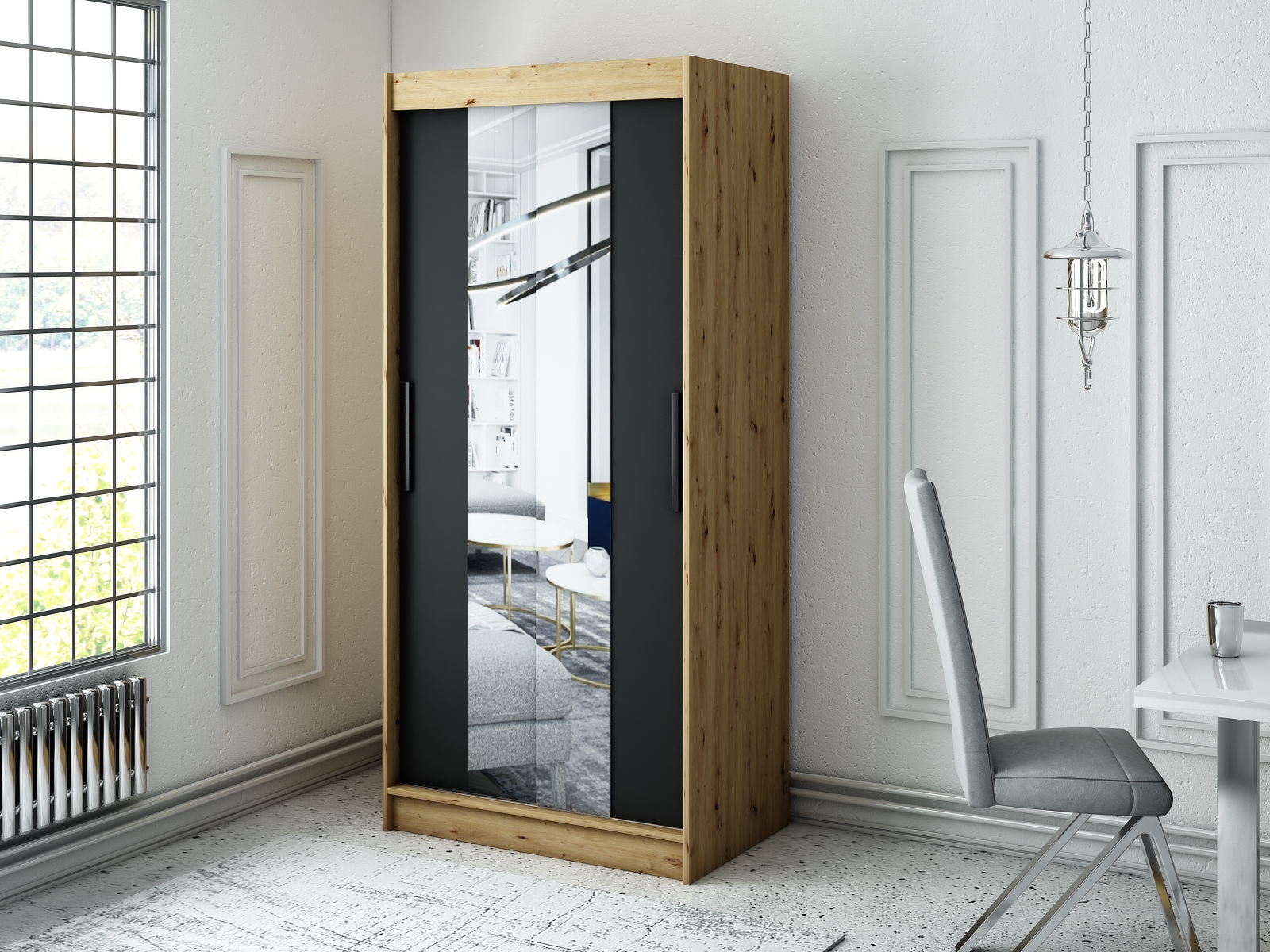 Šatní skříň Abi Leto T1 Rozměry: 100 cm