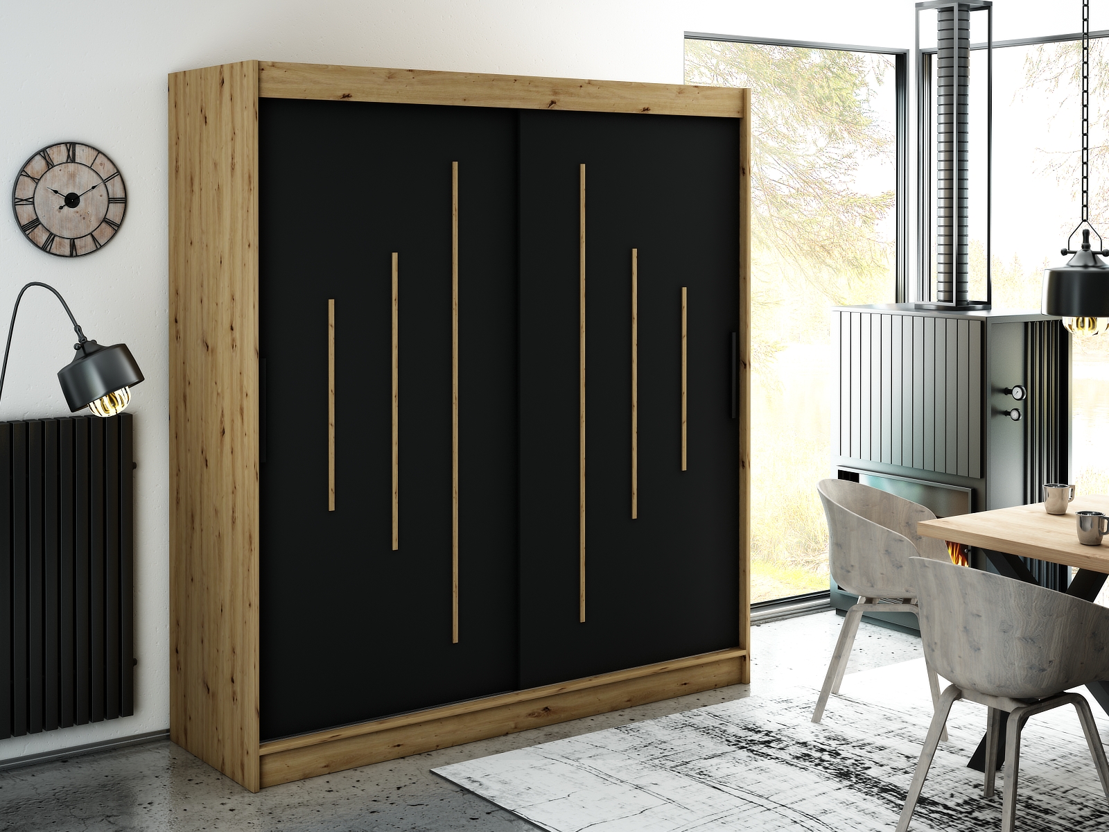 Šatní skříň Abi Leto Y Rozměry: 200 cm