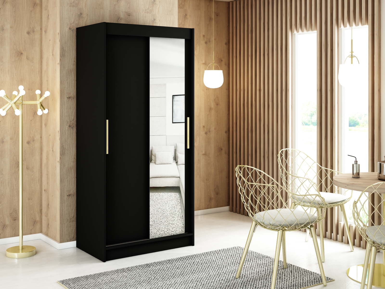 Šatní skříň Abi Mali T2 Rozměry: 100 cm