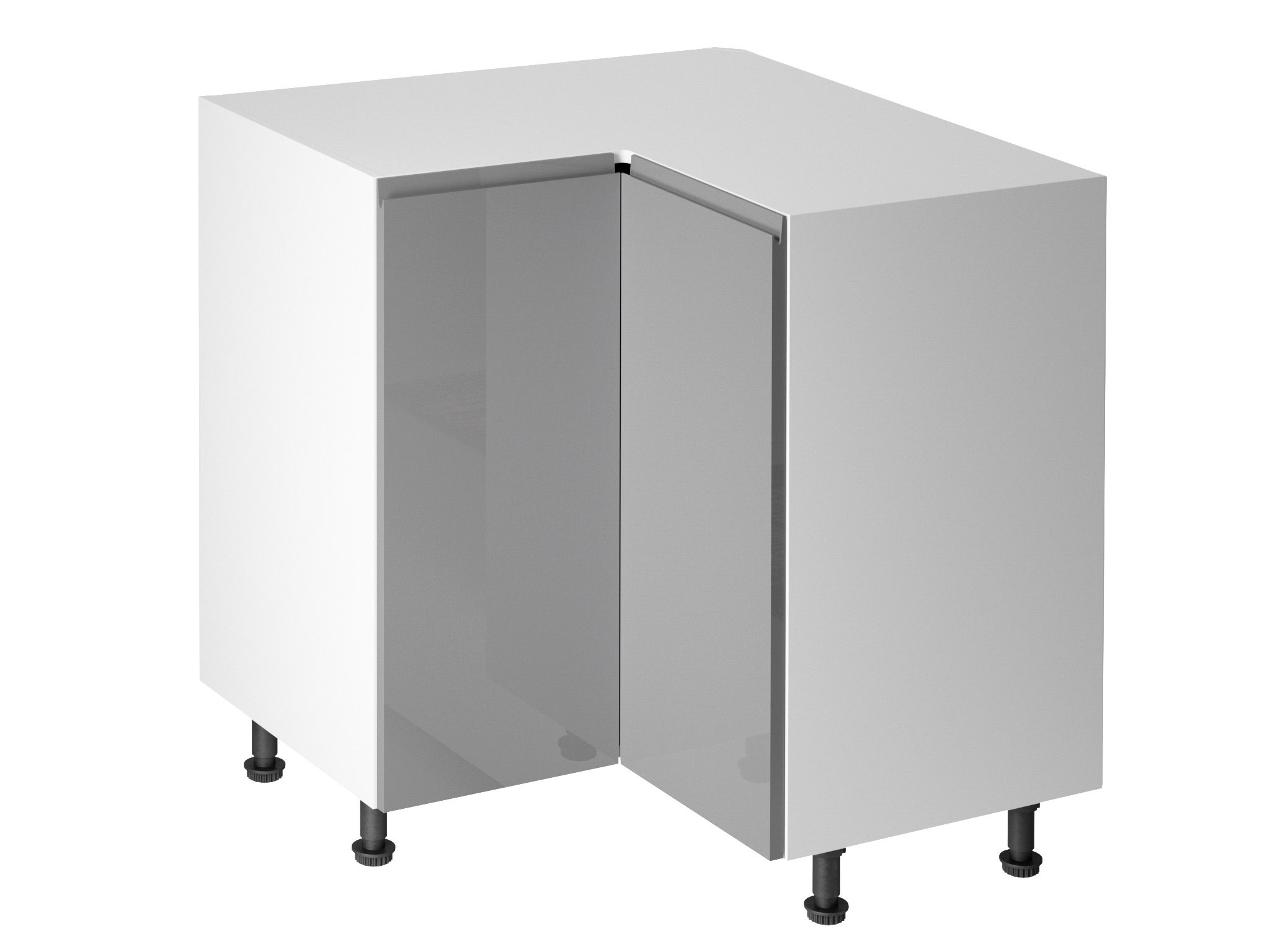 Spodní rohová skříňka Aspen D90N Barva dveří: Šedá