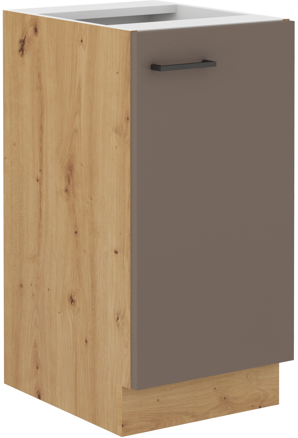 Spodní skříňka Bolonia 40 D 1F BB Barva korpusu: Dub Artisan + Truffle Grey