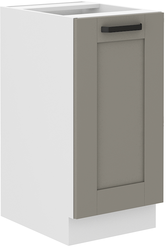 Spodní skříňka Luna 40 D 1F BB Barva korpusu: Clay Grey + Bílá