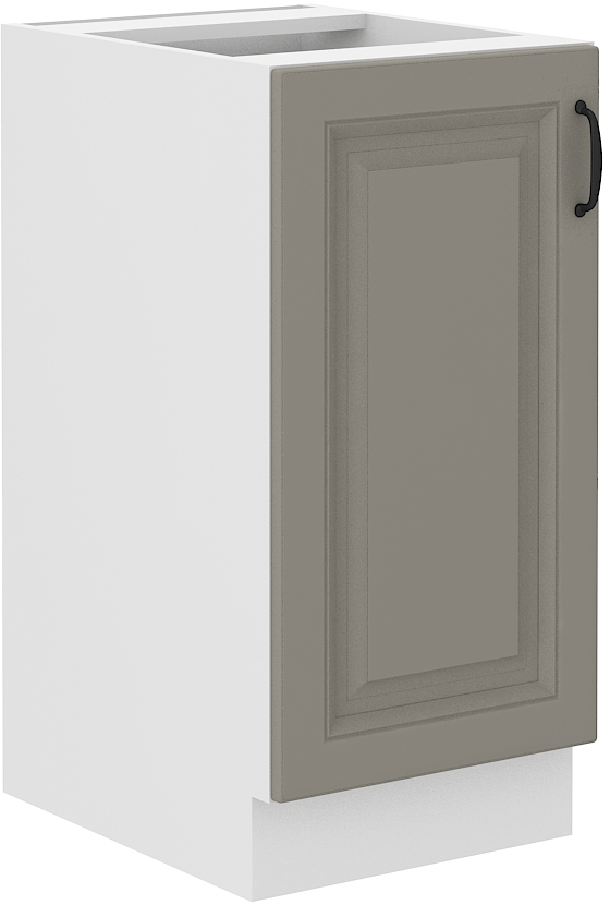 Spodní skříňka Stilo 40 D 1F BB Barva korpusu: Clay Grey + Bílá
