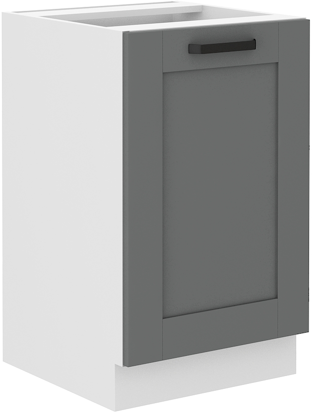 Spodní skříňka pod dřez Luna 50 ZL 2F BB Barva korpusu: Dust Grey + Bílá