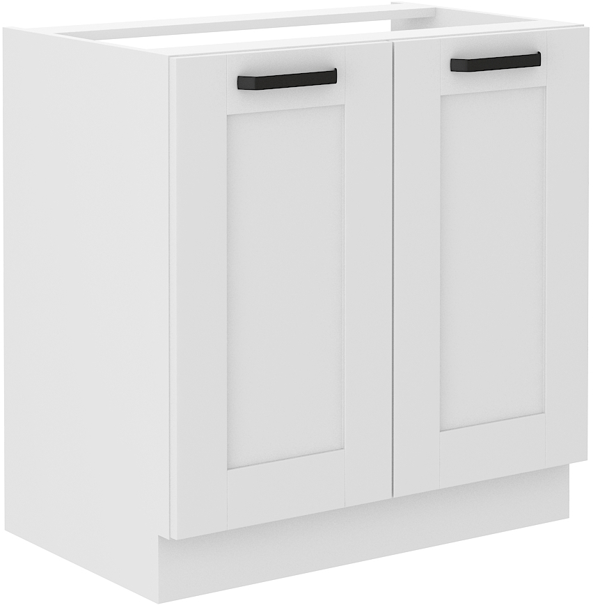 Spodní skříňka pod dřez Luna 80 ZL 2F BB Barva korpusu: Bílá + Bílá