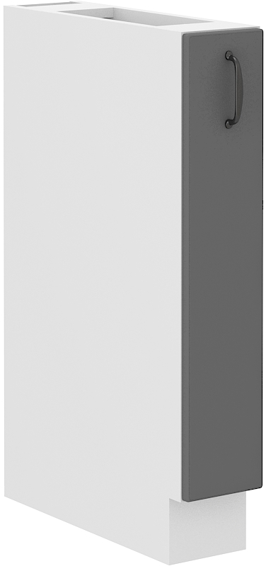 Spodní skříňka s Cargo košem Stilo 15 D CARGO BB Barva korpusu: Dust Grey + Bílá