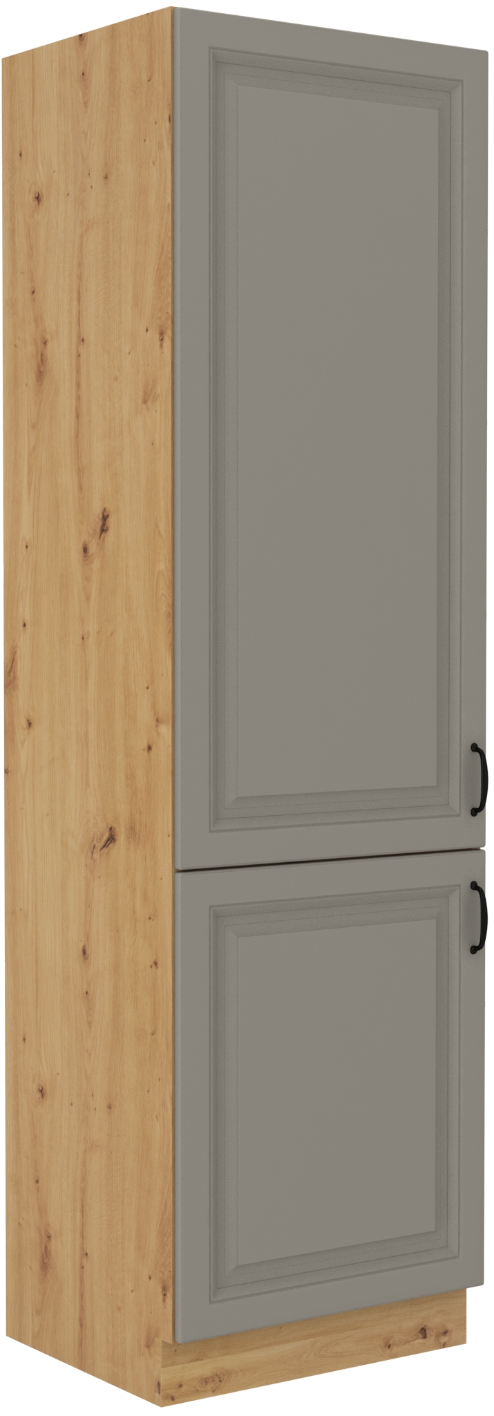 Vysoká potravinová skříňka Stilo 60 DK-210 2F Barva korpusu: Clay Grey + Dub artisan
