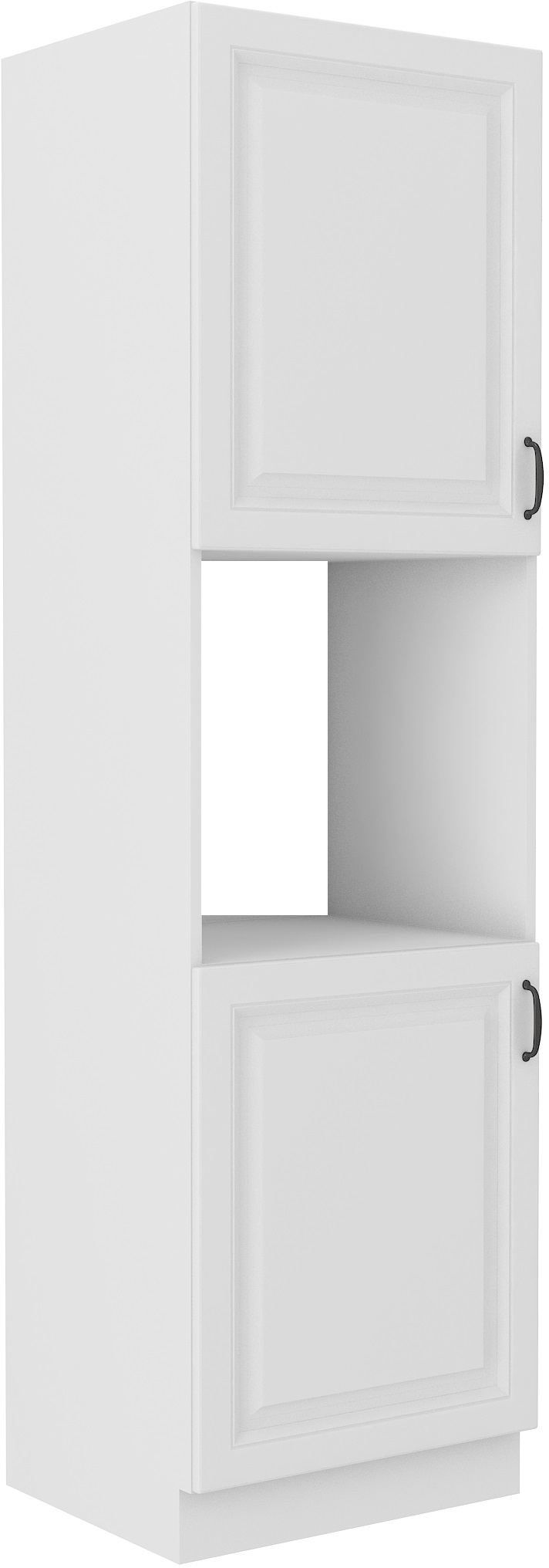 Vysoká skříňka pro vestavnou troubu Stilo 60 DP-210 2F Barva korpusu: Bílá + Bílá