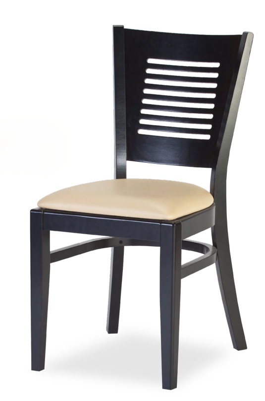 Židle CZH016 - čalouněný sedák Barva korpusu: Bílá