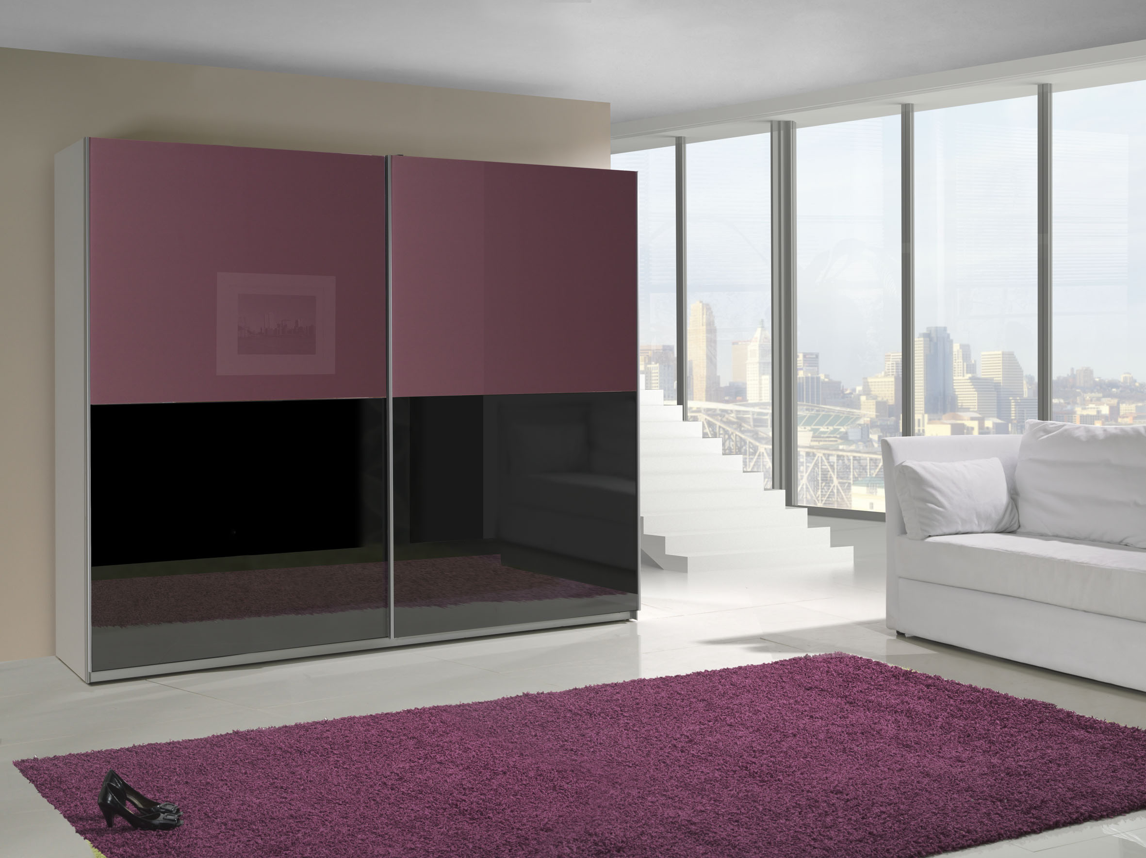 Šatní skříň Lux 11 Barva korpusu: Bílá