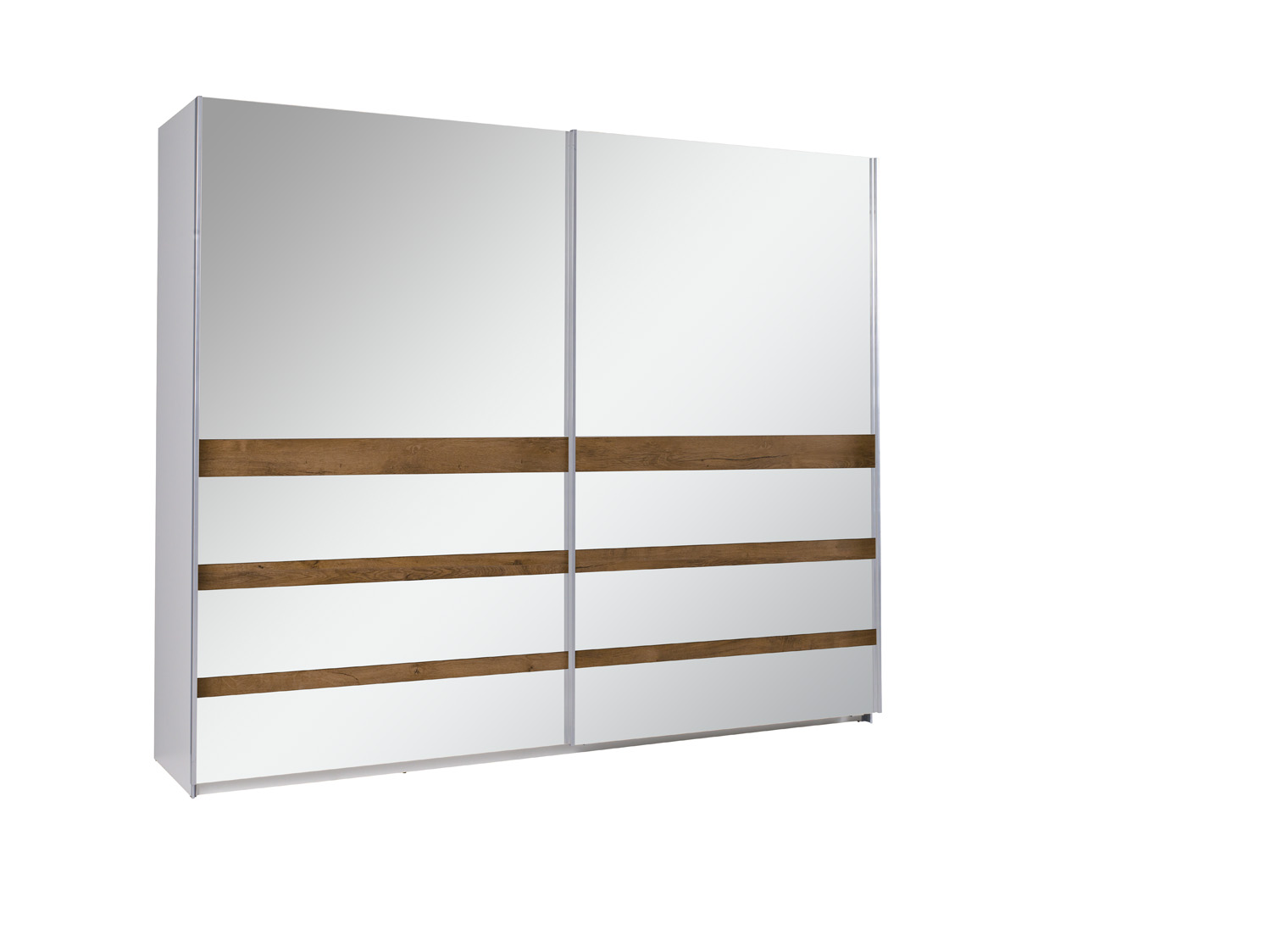 Šatní skříň Lux 23 Barva korpusu: Bílá