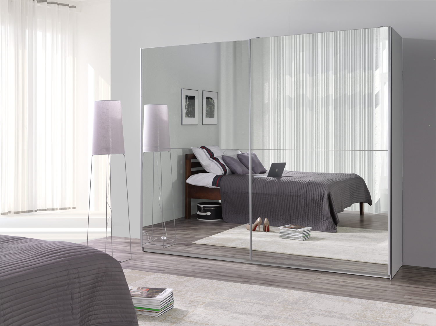 Šatní skříň Lux 27 Barva korpusu: Bílá
