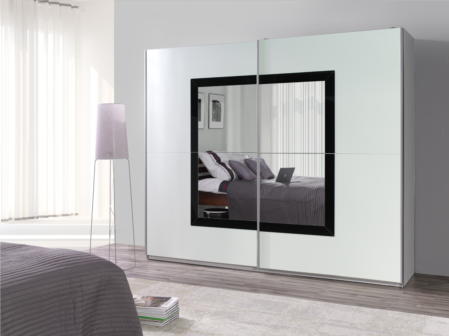 Šatní skříň Lux 31 Barva korpusu: Bílá