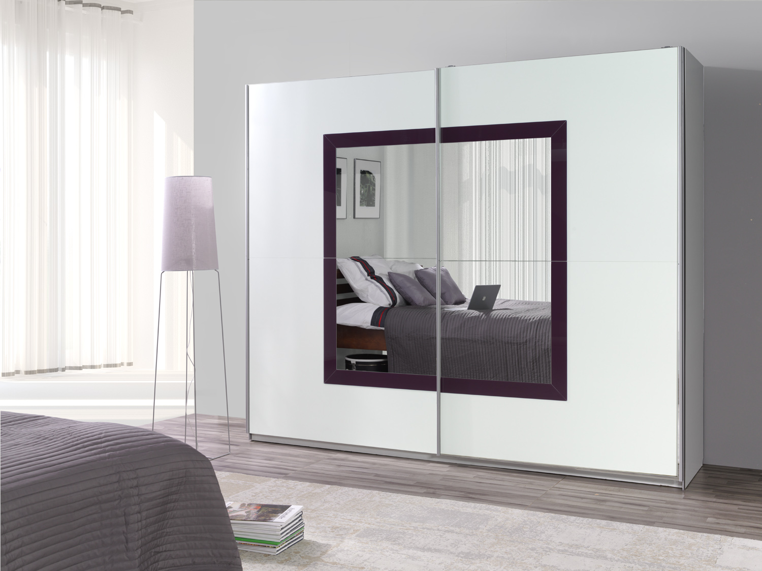 Šatní skříň Lux 32 Barva korpusu: Bílá