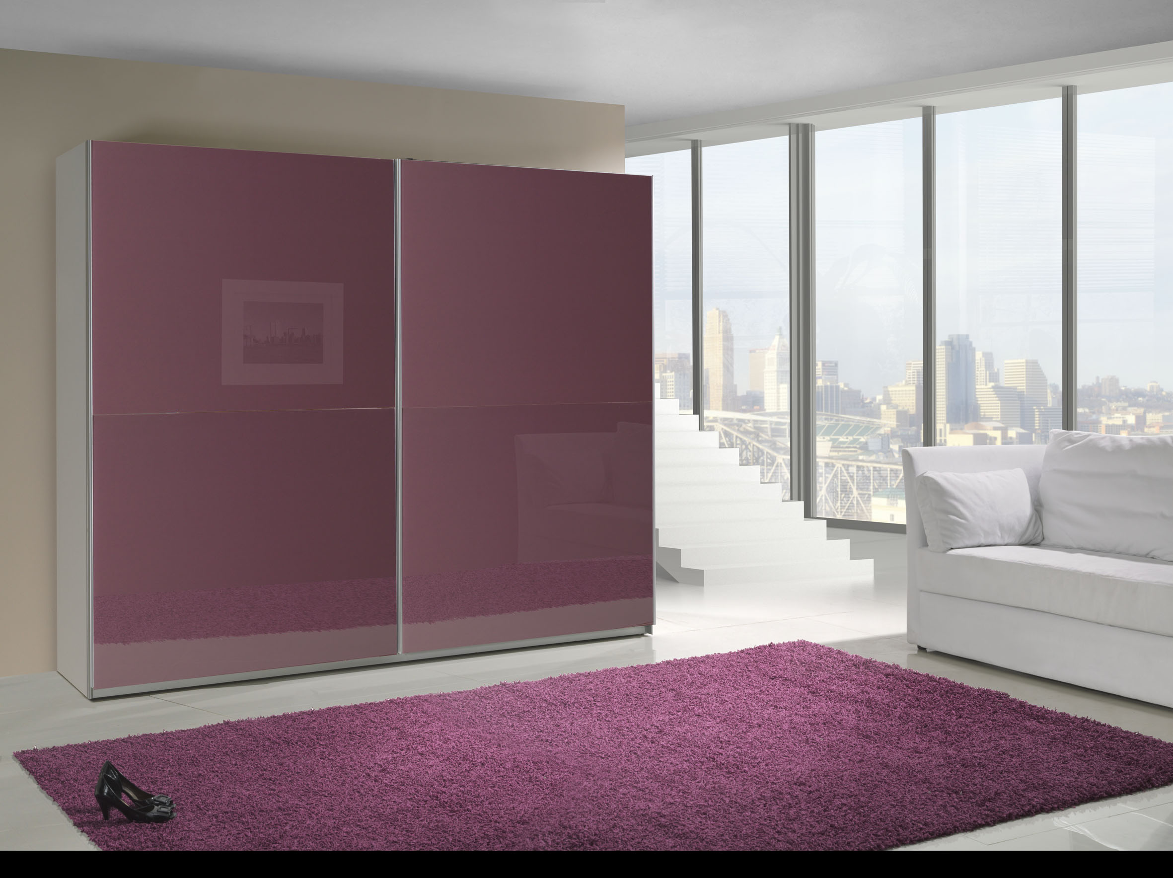 Šatní skříň Lux 7 Barva korpusu: Bílá